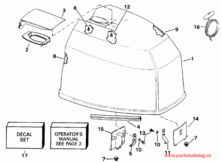 ��������� EVINRUDE E85TTLEND 1992  - Johnson
