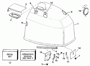 ������ ��������� (�����) - Johnson (Engine Cover - Johnson)