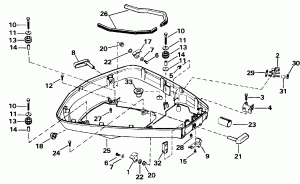 ������ ������ ��������� (Lower Engine Cover)