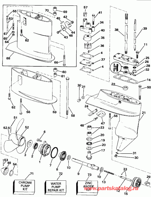 ��������� �������� ����� EVINRUDE E8RENM 1992  - arcase