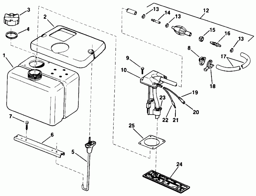 �������� ��������� ����� Evinrude E90JLEND 1992  - 8 ������