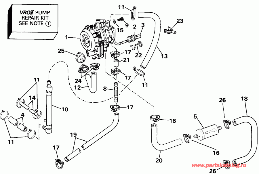 �������� ����� EVINRUDE E90TLEND 1992  - 90/100/115 Models - 90 / 100 / 115 Models
