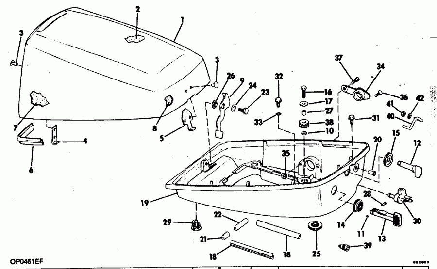 ����� EVINRUDE TE20CREND 1992  - nition
