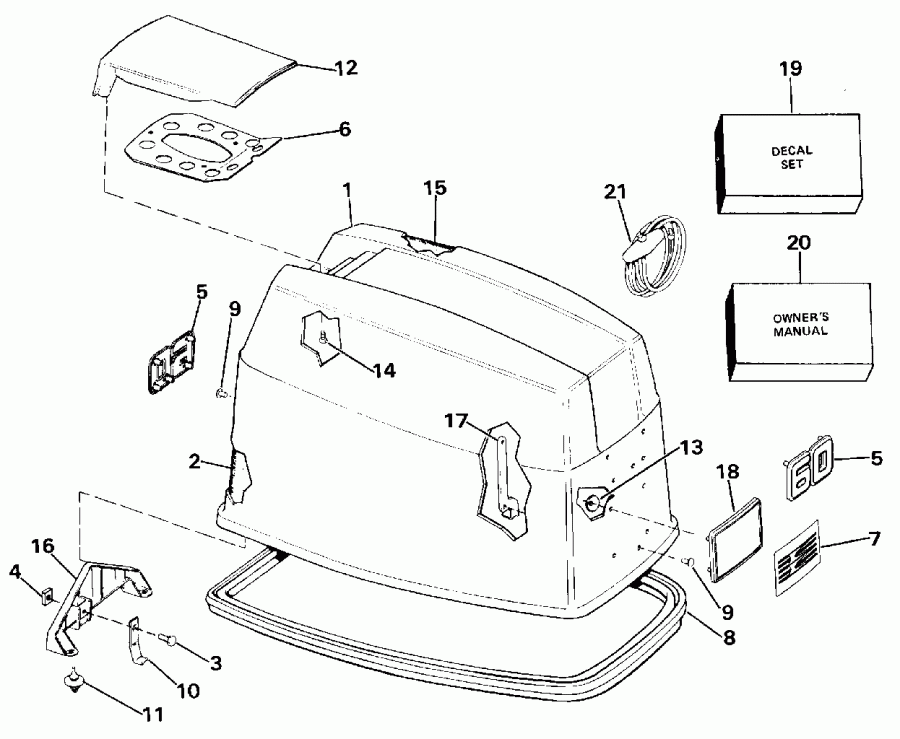 ��������� ������� TE25ELENS 1992  - Evinrude