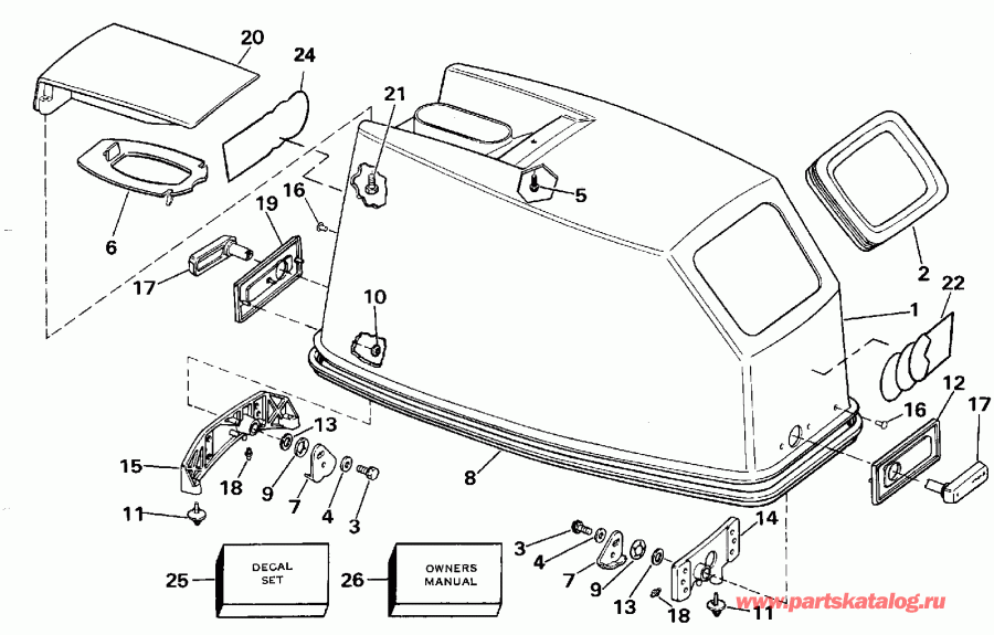 ��������� ����� Evinrude TE40ELENM 1992  - Johnson 25-40