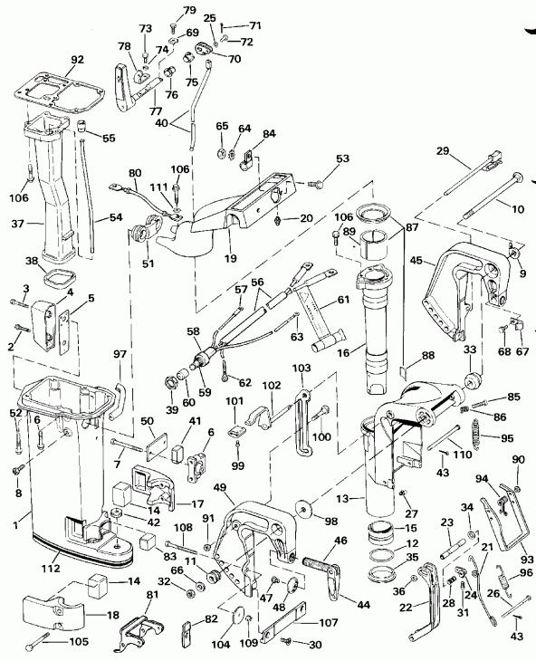  EVINRUDE VE120TXEND 1992  - 1.8 Gallon - 1.8 ������