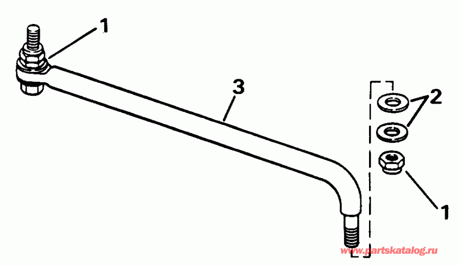  Evinrude VE140TXENS 1992  - ee  Kit - eering Link Kit