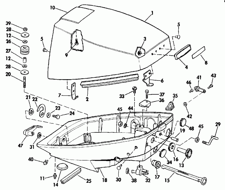  ������� VE150EXENC 1992  - Evinrude