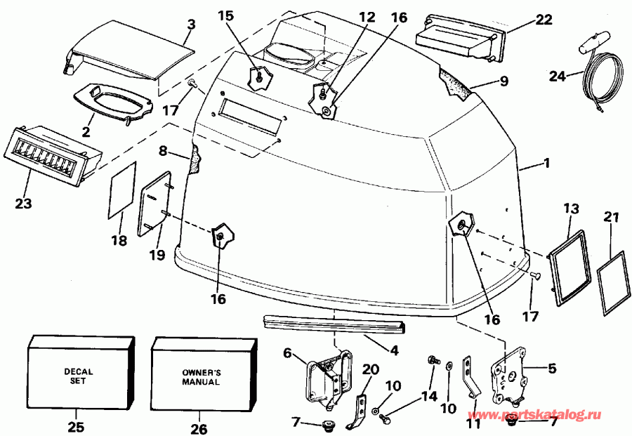 �������� ����� EVINRUDE VE175GLENC 1992  - Evinrude - Evinrude