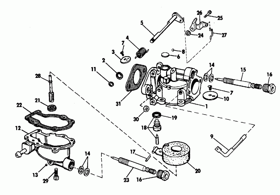  Evinrude VE40TLENM 1992  - Evinrude 25-40