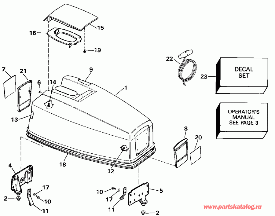 ����� Evinrude VE50BEENJ 1992  - Evinrude 50 / Evinrude 50