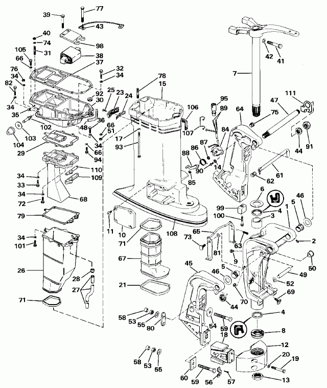  ������� VE50BEENJ 1992  - Electric Start Te-ttl Mdls (
