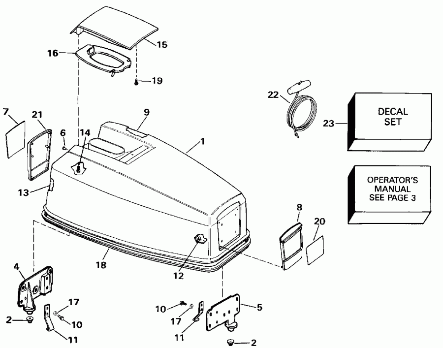 ��������� ��������� Evinrude VE50BELENM 1992  - Evinrude 50 - Evinrude 50