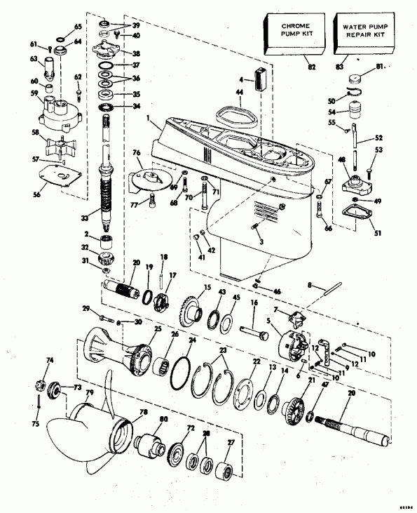 ��������� �������� ����� Evinrude VE50BELENM 1992  - Rope Start - ���� Start