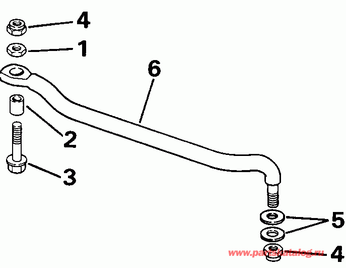 �������� ����� Evinrude VE50TLENJ 1992  - eering Link Kit - ee������ ����������� Kit