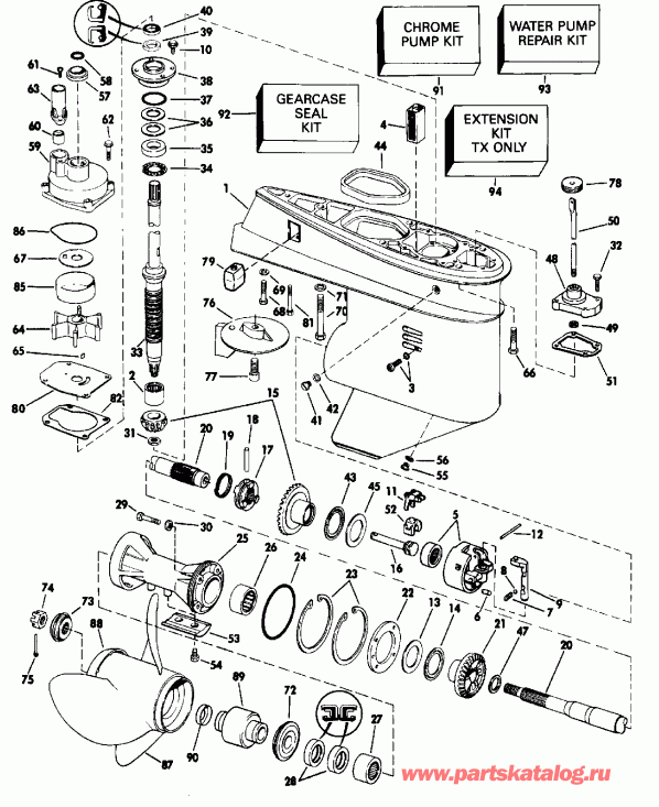 ��������� ����� EVINRUDE VE60ELENE 1992  - arcase - arcase