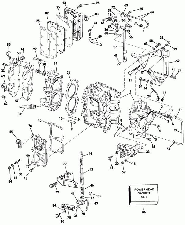 ��������� ����� EVINRUDE VE60ELENE 1992  - o2 Pump / o2 �����