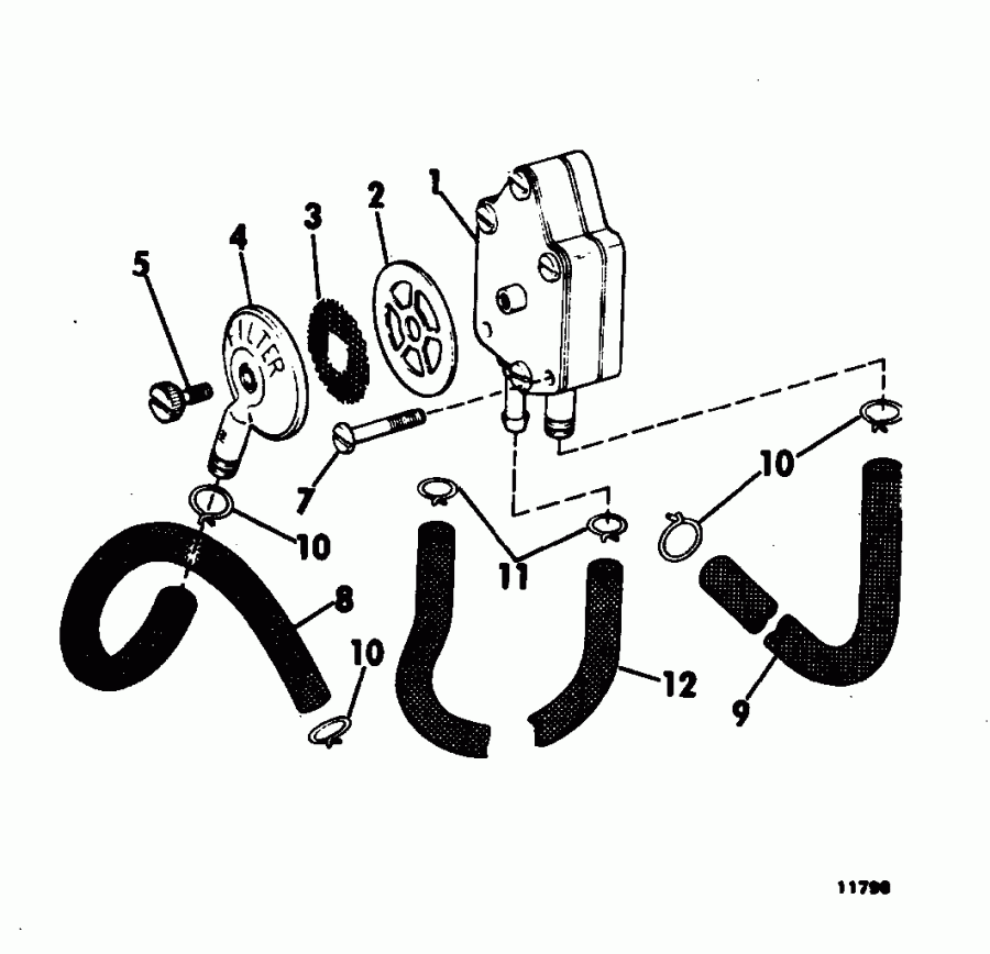 ��������� ����� EVINRUDE VE90MLEND 1992  - ankshaft & Piston / ank��� & �������