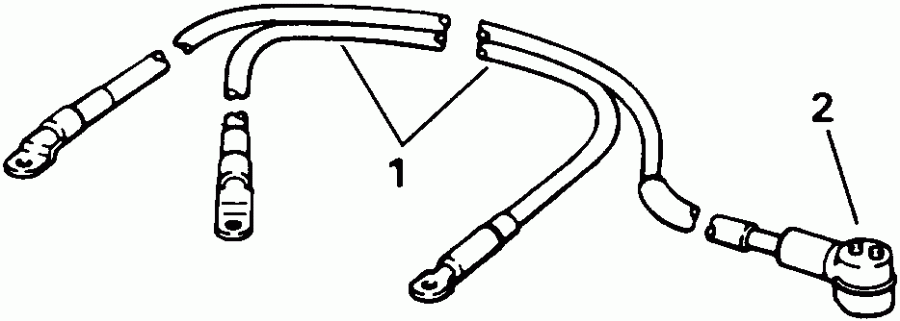    Evinrude E100WTLETD 1993  - ttery s / ttery Cables