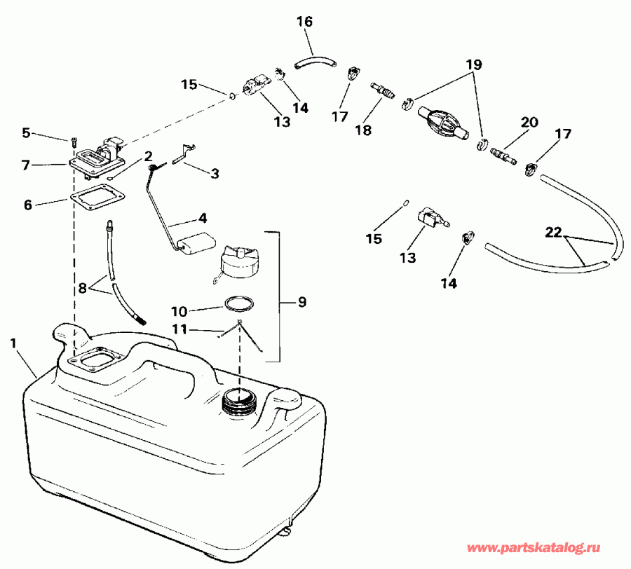 �������� ��������� ����� Evinrude E10EETM 1993  - arcase - arcase