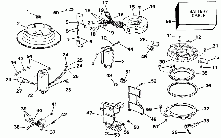 �������� ����� Evinrude E10EETM 1993  - Electric - Electric