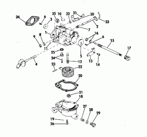 ������ ��������� (�����) - Evinrude (Engine Cover - Evinrude)