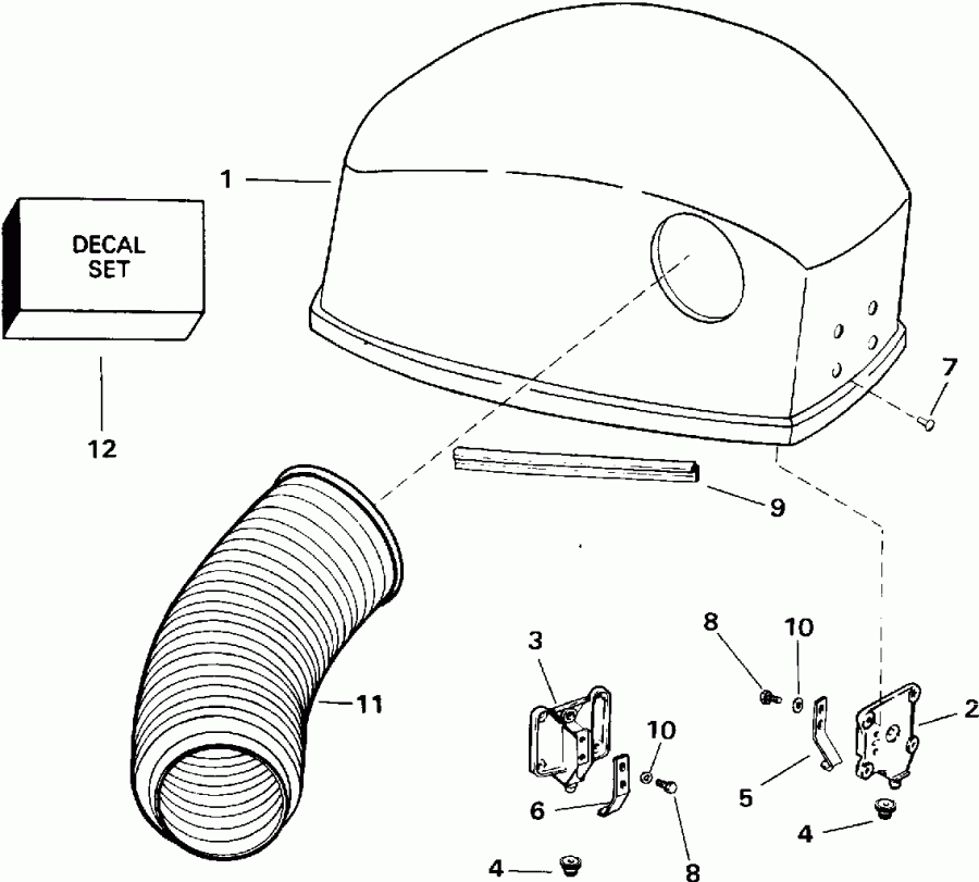 ��������� ����� Evinrude E115JLETS 1993  - Quiet Rider