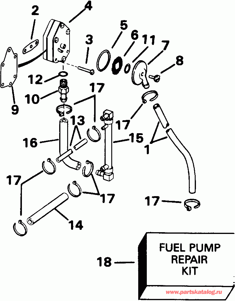  Evinrude E115JLETS 1993  - 88 Models - 88 Models
