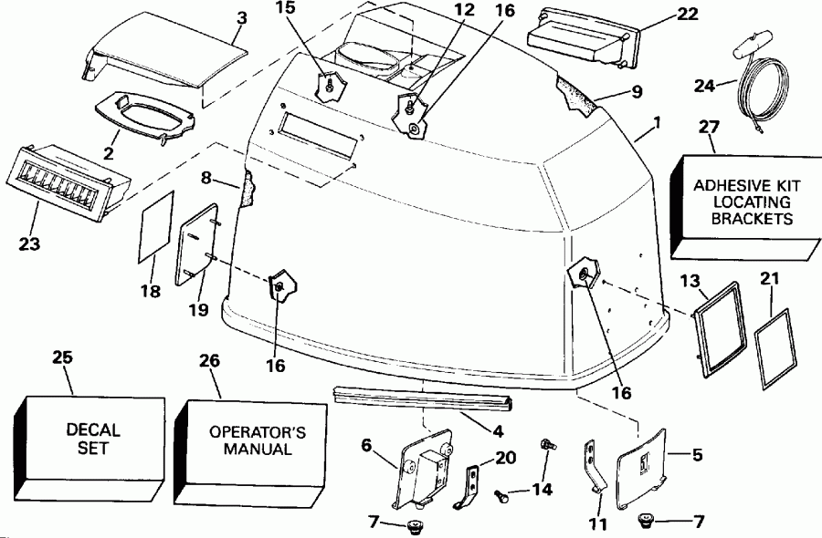 ����� EVINRUDE E115MLETS 1993  - Johnson - Johnson