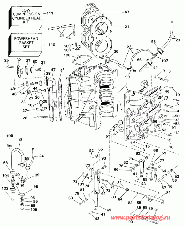 ��������� ����� Evinrude E120TLETF 1993  - 