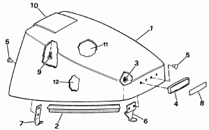 ������ ������ ��������� (Lower Engine Cover)