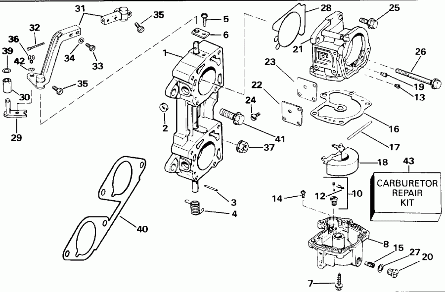 ����� Evinrude E140TLATC 1993  - 