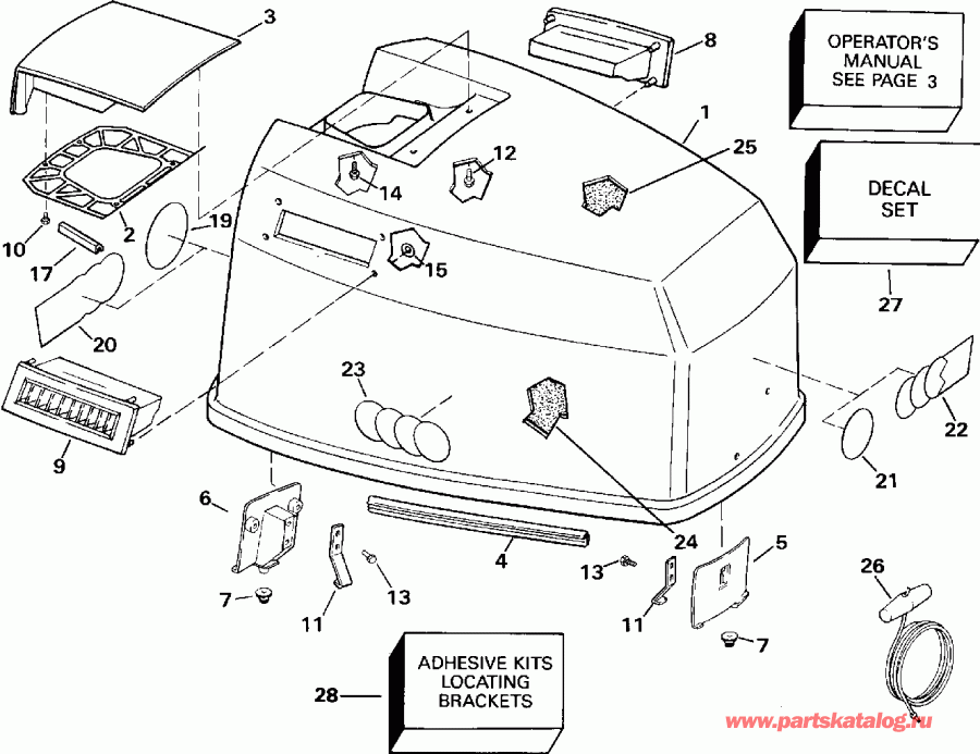 ����� Evinrude E140TLETC 1993  - 125 Esx - 125 Esx