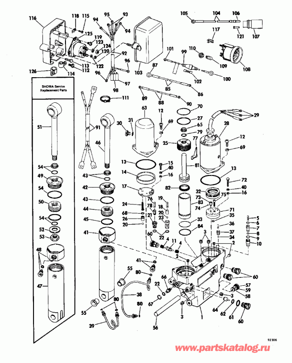  EVINRUDE E140TLETF 1993  - el ����� / el Pump