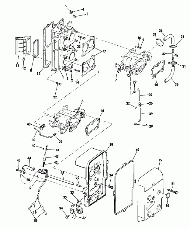 ��������� ��������� Evinrude E140TLETF 1993  - 