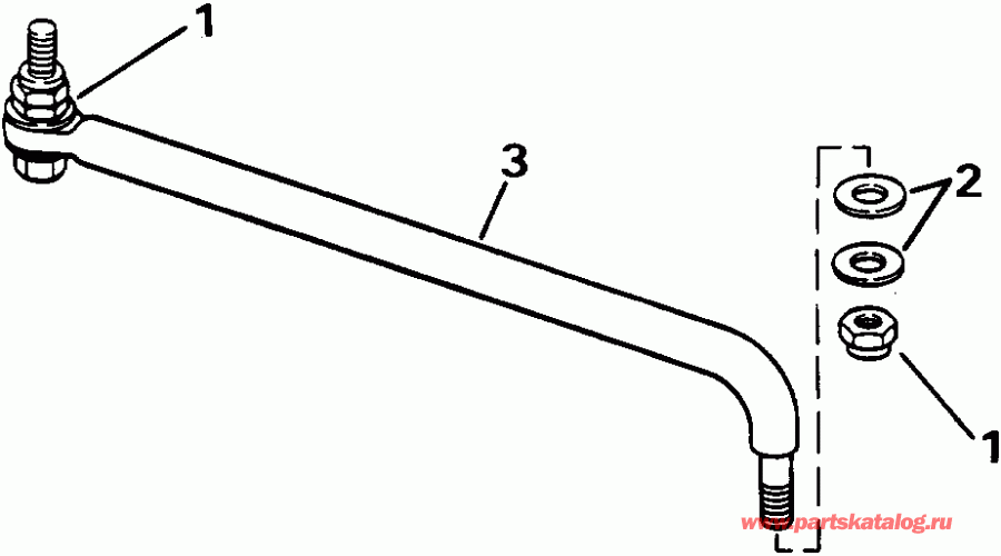  EVINRUDE E140TXETF 1993  - ee  Kit / eering Link Kit