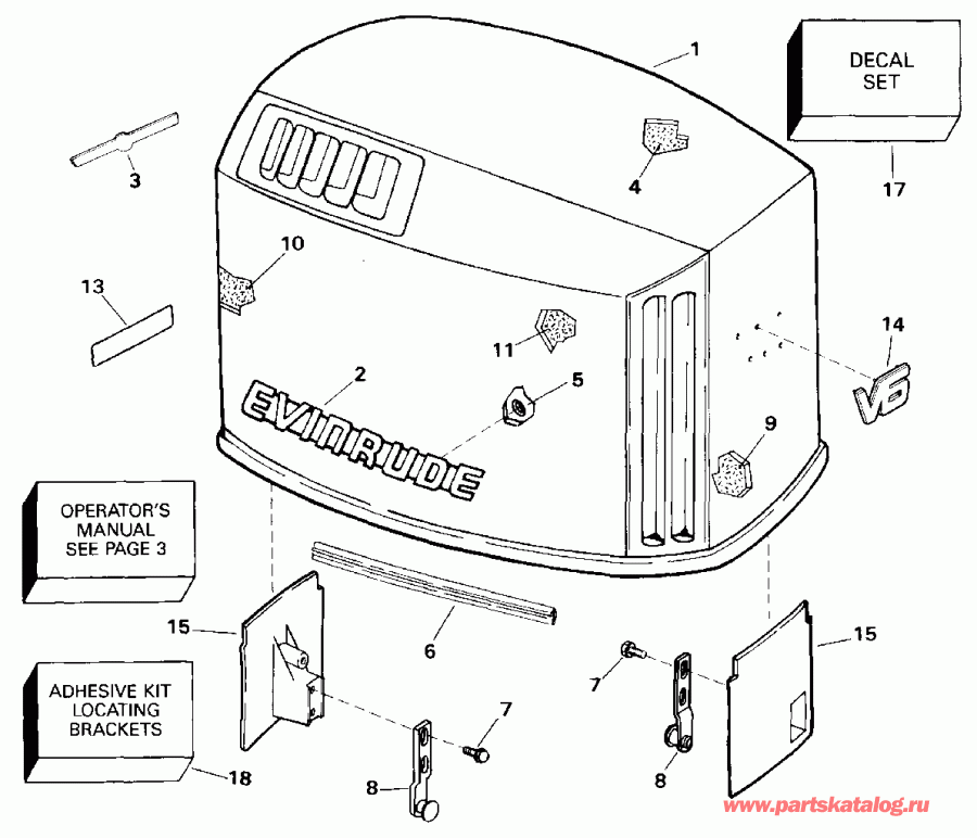 ��������� �������� ����� ������� E150ELETR 1993  - Evinrude / Evinrude