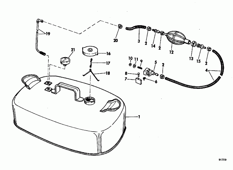 �������� ��������� ����� EVINRUDE E150EXATG 1993  - ectric Starter & Solenoid