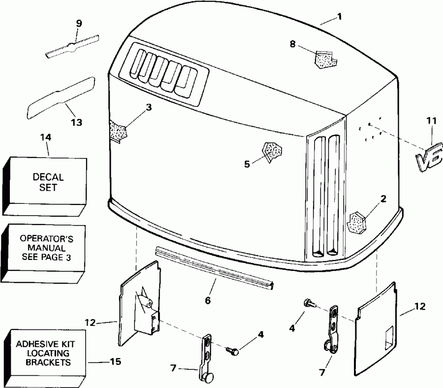 ��������� ��������� Evinrude E150EXATG 1993  - Johnson - Johnson