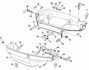 ������ ��������� (�����) - Johnson (Engine Cover - Johnson)