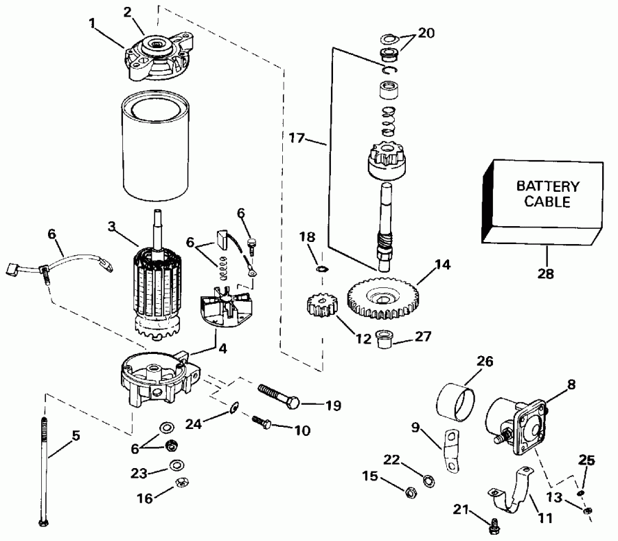    EVINRUDE E150NXATG 1993  - ectric  & Solenoid