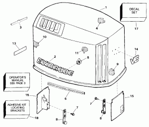   () - Evinrude (Engine Cover - Evinrude)