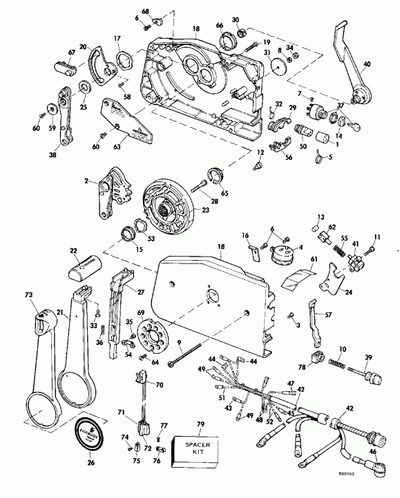 ��������� EVINRUDE E150NXATG 1993  - nition System