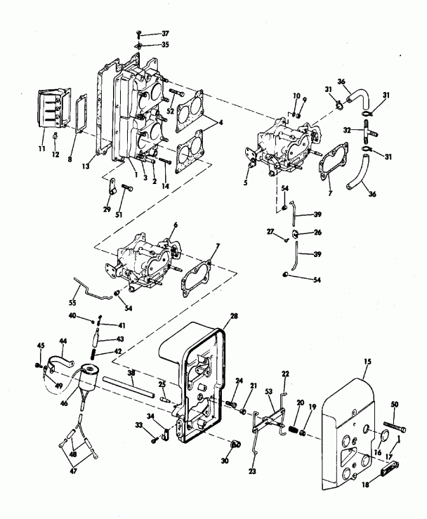 ����� EVINRUDE E150NXETG 1993  - nition System / nition System