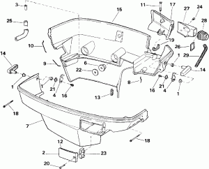 ������ ������ ��������� (Lower Engine Cover)