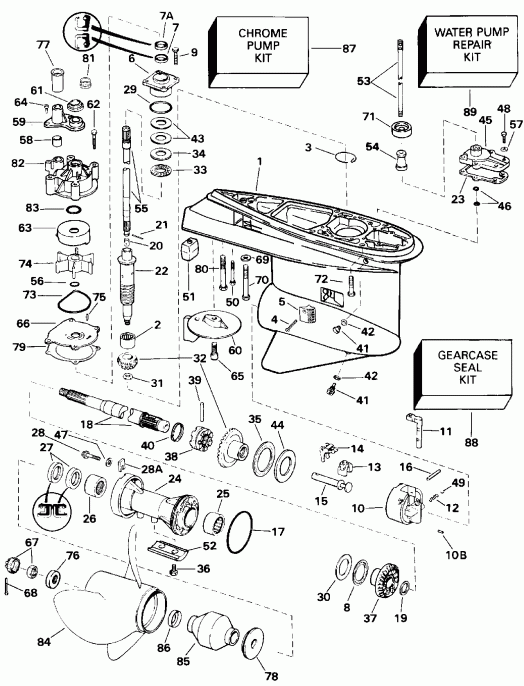 �������� ����� Evinrude E150WTLETG 1993  - 25