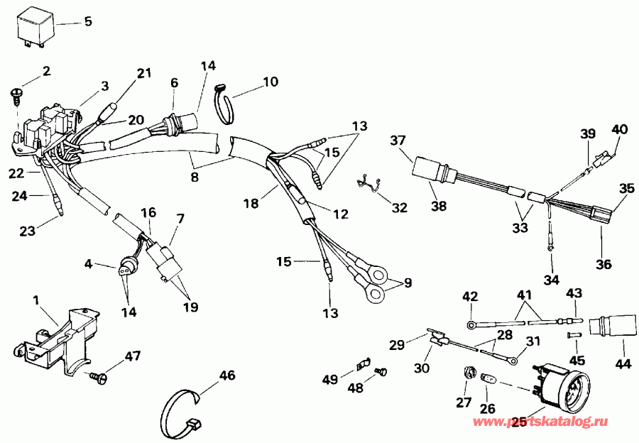 ��������� ��������� ������� E150WTLETS 1993  - wer Trim / tilt ���������