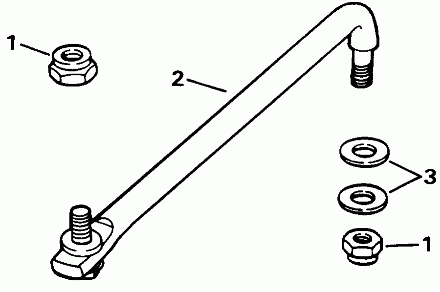 �������� ����� Evinrude E150WTLETS 1993  - eering Link Kit