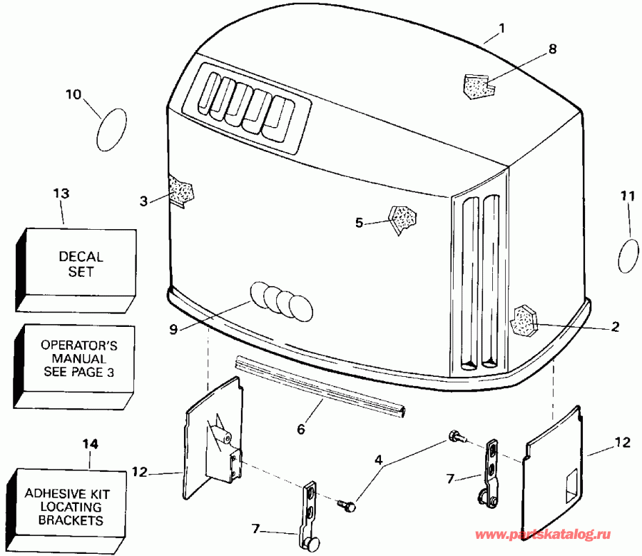 ��������� Evinrude E150WTXETS 1993  - Johnson / Johnson