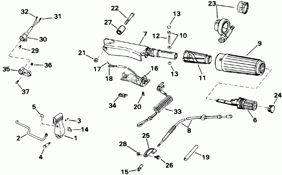  ������� E15EETB 1993  - eering & Shift Handle / ee������ & ������������� Handle